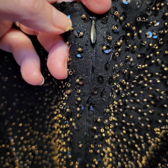 Revolve NBD Nimah Sparkling Black Beaded Sequin Mini Dress - Size S - Picture 9 of 9